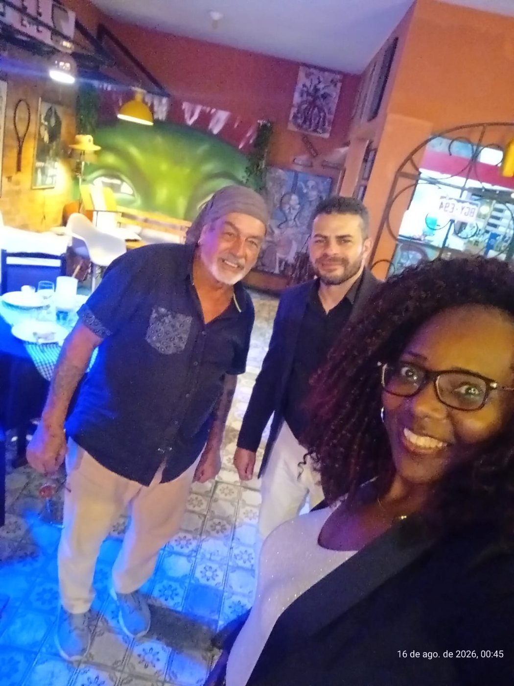 Dama e Toni em apresentação